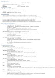 CV - Laboratorio de EvoluciÃ³n - Facultad de Ciencias