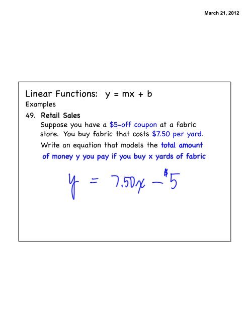 5.3 slope-intercept form