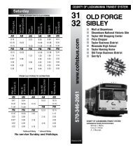 OLD FORGE SIBLEY - COLTS Bus