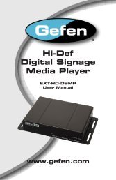 Hi-Def Digital Signage Media Player - Gefen