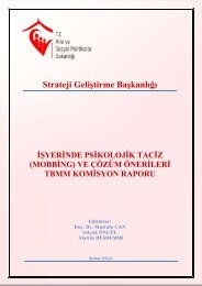 (Mobbing) ve ÃÃ¶zÃ¼m Ãnerileri TBMM Komisyon Raporu - Strateji ...