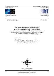 Guidelines for Camouflage Assessment Using Observers - NATO ...