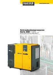Schraubenkompressoren Serie ASD T SFC