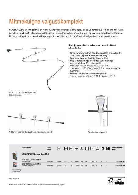 NOXLITEÂ® LED Garden Spot Mini - OSRAM