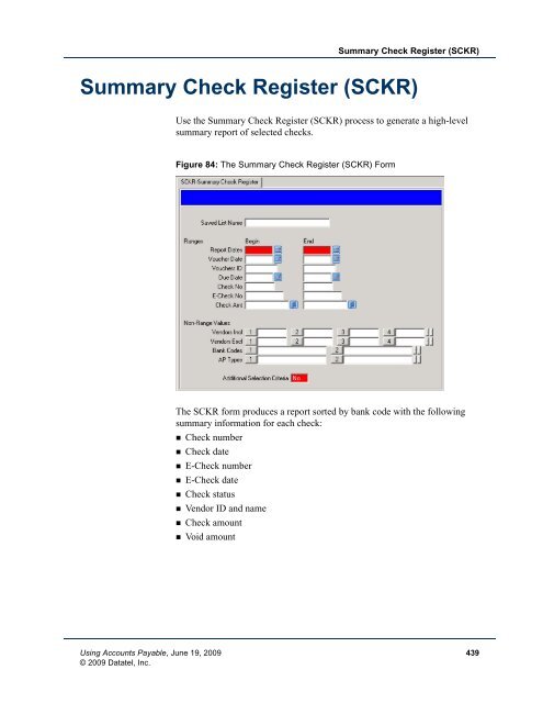 Using Accounts Payable