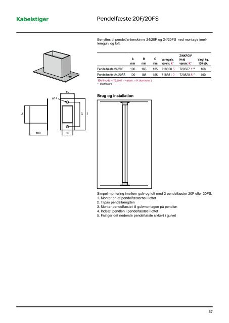 Kabelstige - Schneider Electric