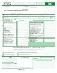 Formularios DIAN 300 de 2011 - Actualicese