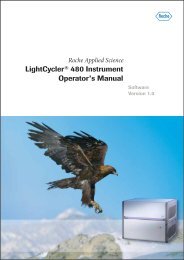 Roche LightCycler 480 Operator's Manual - Department of Cell ...