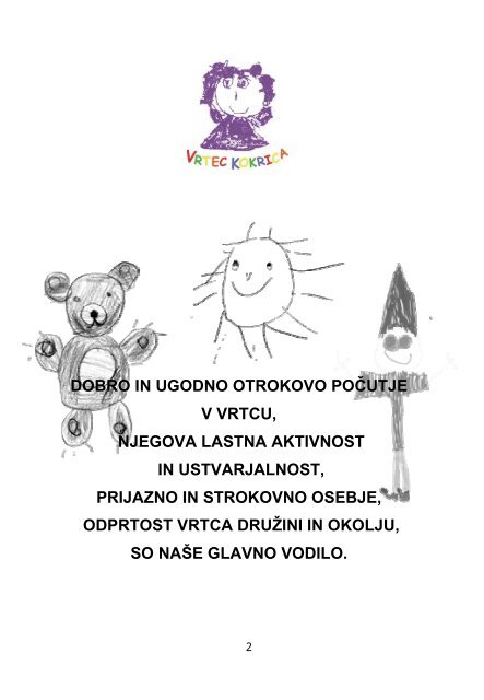VRTEC KOKRICA - Osnovna Å¡ola Franceta PreÅ¡erna Kranj