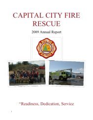 CAPITAL CITY FIRE RESCUE - The City and Borough of Juneau