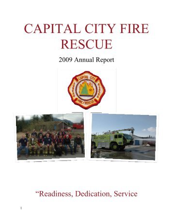 CAPITAL CITY FIRE RESCUE - The City and Borough of Juneau