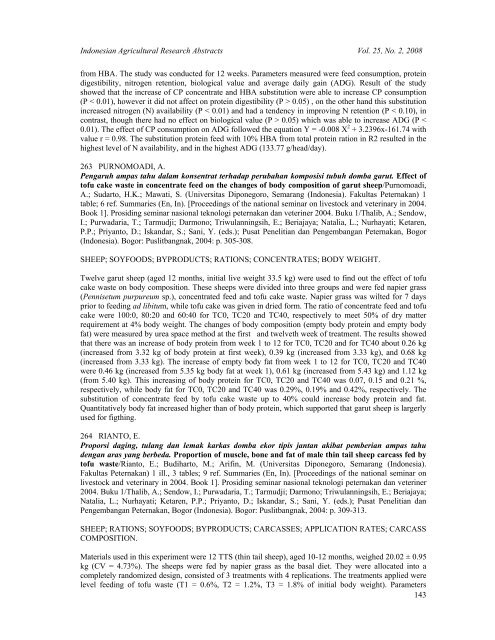 IARA Vol. XXV No. 2 Th. 2008 (pdf, 1001, kb) - Pustaka Deptan