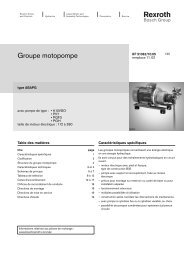 Groupe motopompe - Bosch Rexroth
