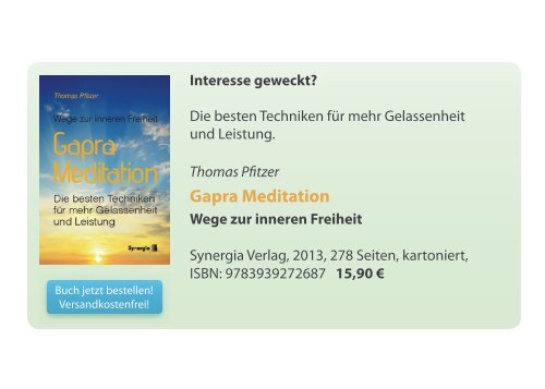 Leseprobe Gapra-Meditation als PDF