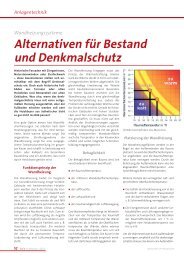 Alternativen fÃ¼r Bestand und Denkmalschutz - WEM Wandheizung