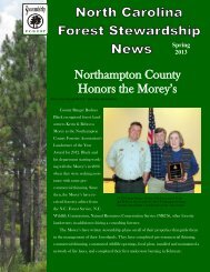 Northampton County Honors the Morey's - NC Forest Service