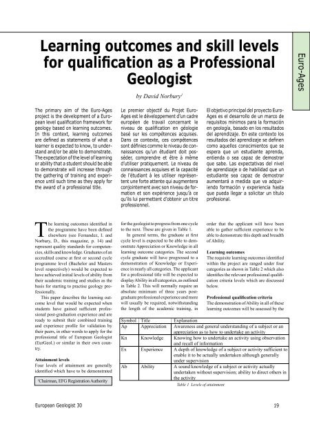 EGM 30 download.pdf - European Federation of Geologists