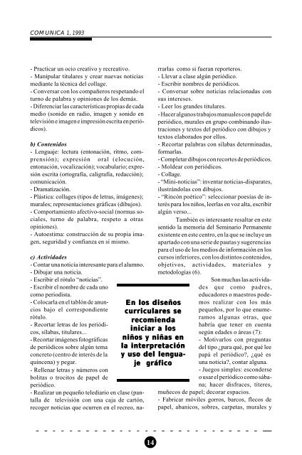 Aprender con los medios - Revista Comunicar