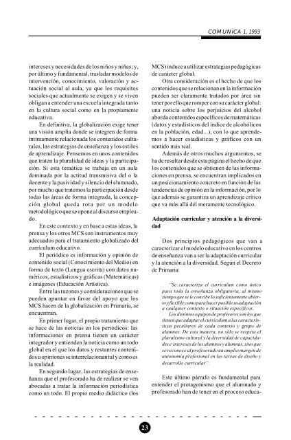 Aprender con los medios - Revista Comunicar