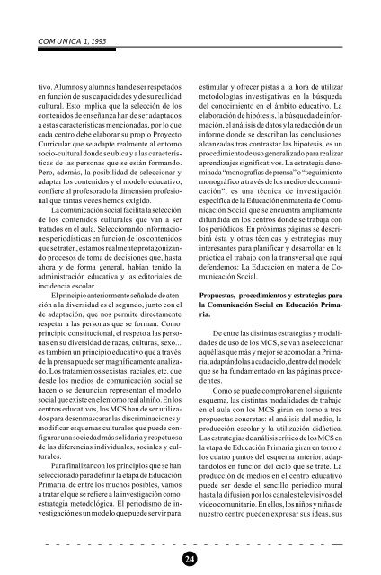 Aprender con los medios - Revista Comunicar