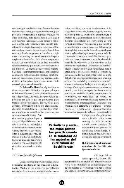 Aprender con los medios - Revista Comunicar