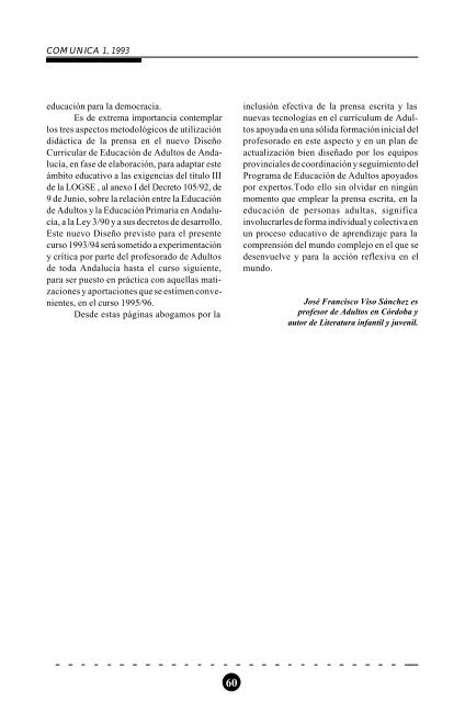 Aprender con los medios - Revista Comunicar