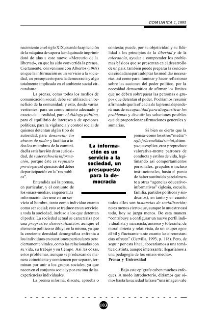 Aprender con los medios - Revista Comunicar