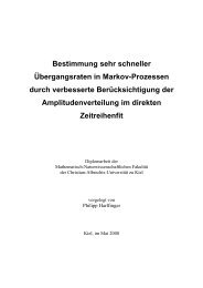 Bestimmung sehr schneller Ãbergangsraten in Markov-Prozessen ...