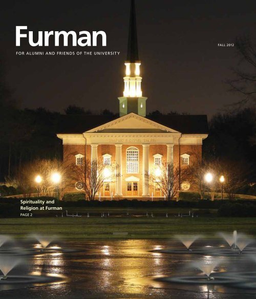 FOR ALUMNI AND FRIENDS OF THE ... - Furman University