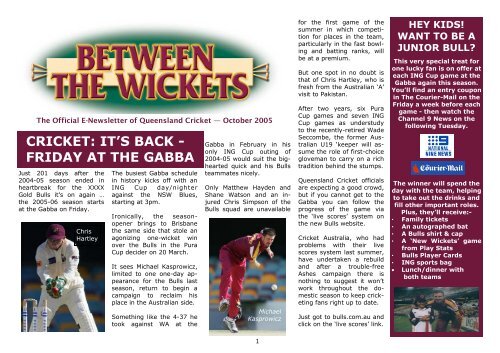 GABBA - Queensland Cricket