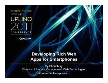 Developing-Rich-Web-Apps-for-Smartphones (pdf) - Uplinq