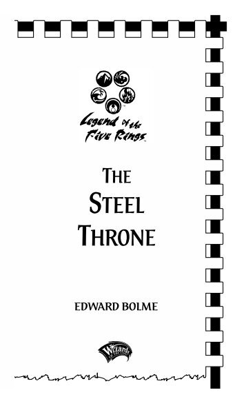 Read a sample chapter - Edward Bolme