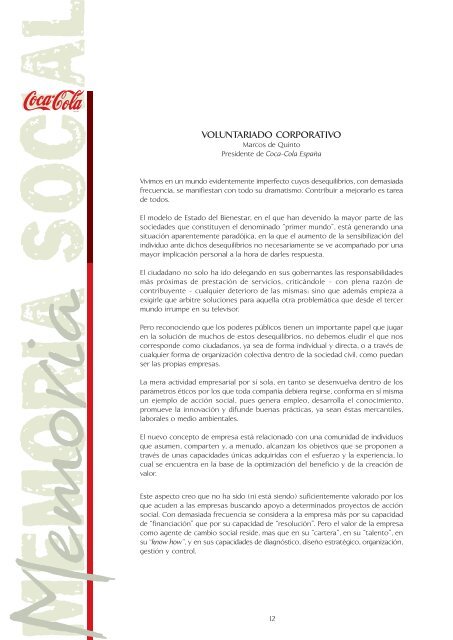 Informe 2001 - Coca-Cola