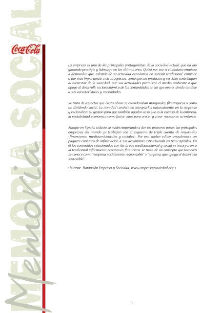 Informe 2001 - Coca-Cola