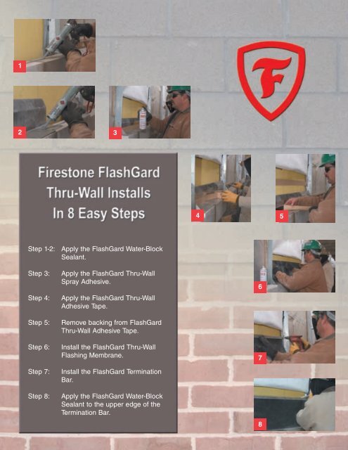 Firestone's FlashGard Thru-Wall Flashing is a - Firestone Specialty ...