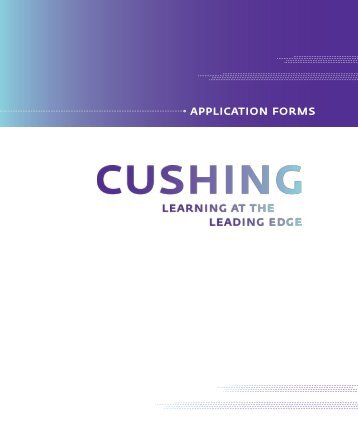 application forms - Cushing Academy