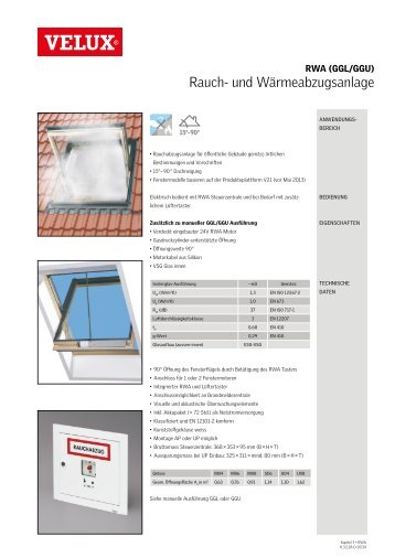 3.2.3 Rauch- und WÃ¤rmeabzugsanlage (RWA Fenster)