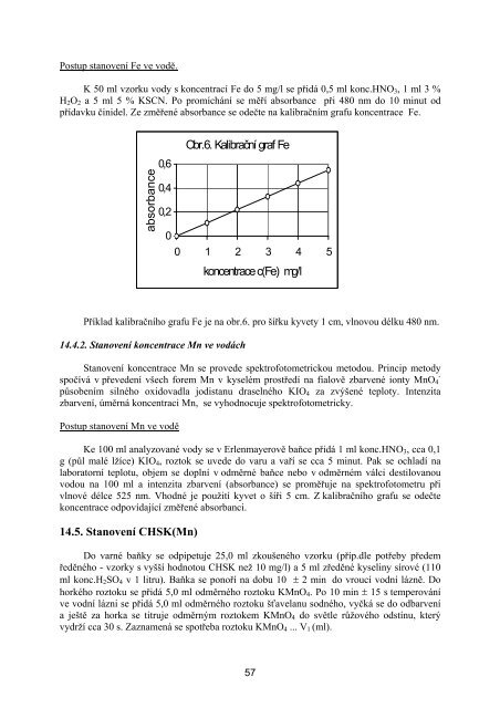 CHEMIE A TECHNOLOGIE VODY LaboratornÃƒÂ­ cviÃ„ÂenÃƒÂ­