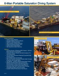 6-Man Portable Saturation Diving System - Oceaneering