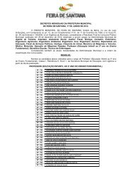 decretos individuais da prefeitura municipal de feira de santana, 17 ...