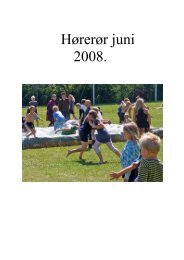 Hørerør juni 2008. - Horslunde realskole