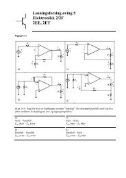 Løsningsforslag øving 5 Elektronikk 2/2F 2EE, 2ET