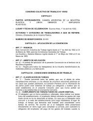 convenio colectivo de trabajo nÂ° 189/92 capitulo i - Ministerio de ...