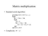 Matrix multiplication