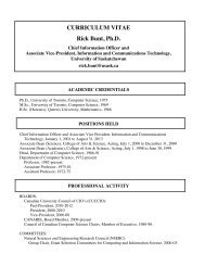 cv (for website 2012) - the Department of Computer Science ...