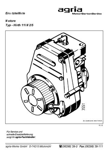 Motor Hirth 110 M 2-5