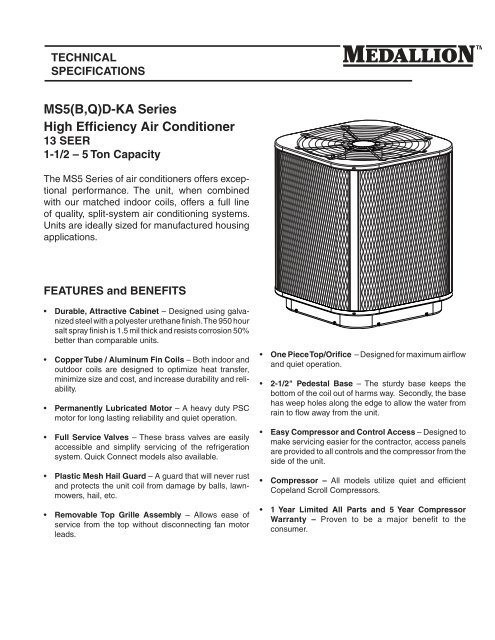 339c 1006 Ms5 B Q D Ss Ac Tsl Indd Nordyne