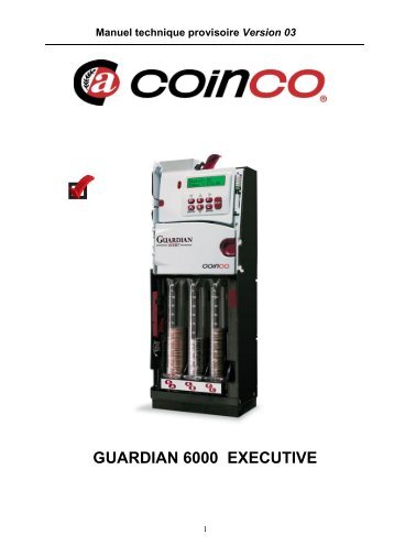 Manuel GUARDIAN 6000 - (Coinco) Europe