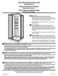 Corner Entry Shower Enclosure Kit Ducha con puerta ... - Home Depot