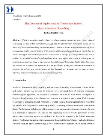 The Concept of Equivalence in Translation Studies.pdf